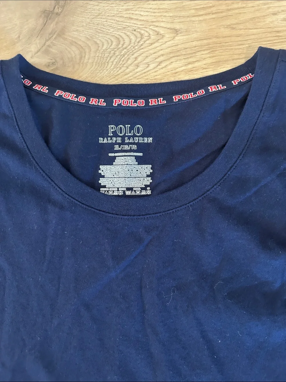 Polo Ralph Lauren 100%  Cotton Short Sleeve Crew T-Shirt, Navy, size XL, NWOT